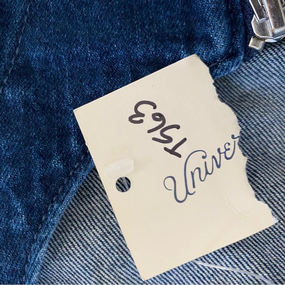 Universal Thread NEW Dark Wash Size 14 Women's Sleeveless Jumpsuit - Picture 4 of 9